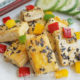 เต้าหู้ขาวย่างงา : grilled sesame tofu เบื่อเนื้อสัตว์มาลองกินเต้าหู้แทนดีกว่า